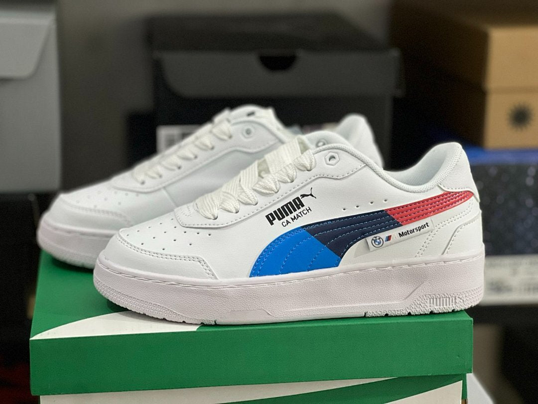 Puma BMW M Motorsport CA Match White Trainers Shoes Sneakers 307393_01