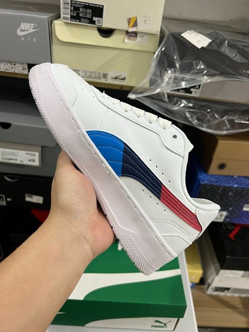 Puma BMW M Motorsport CA Match White Trainers Shoes Sneakers 307393_01