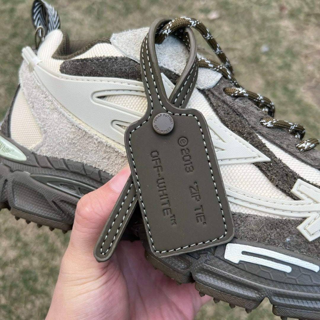 Off-White ODSY-1000 Khaki Brown Beige Multi Sneakers OMIA139R21FAB001