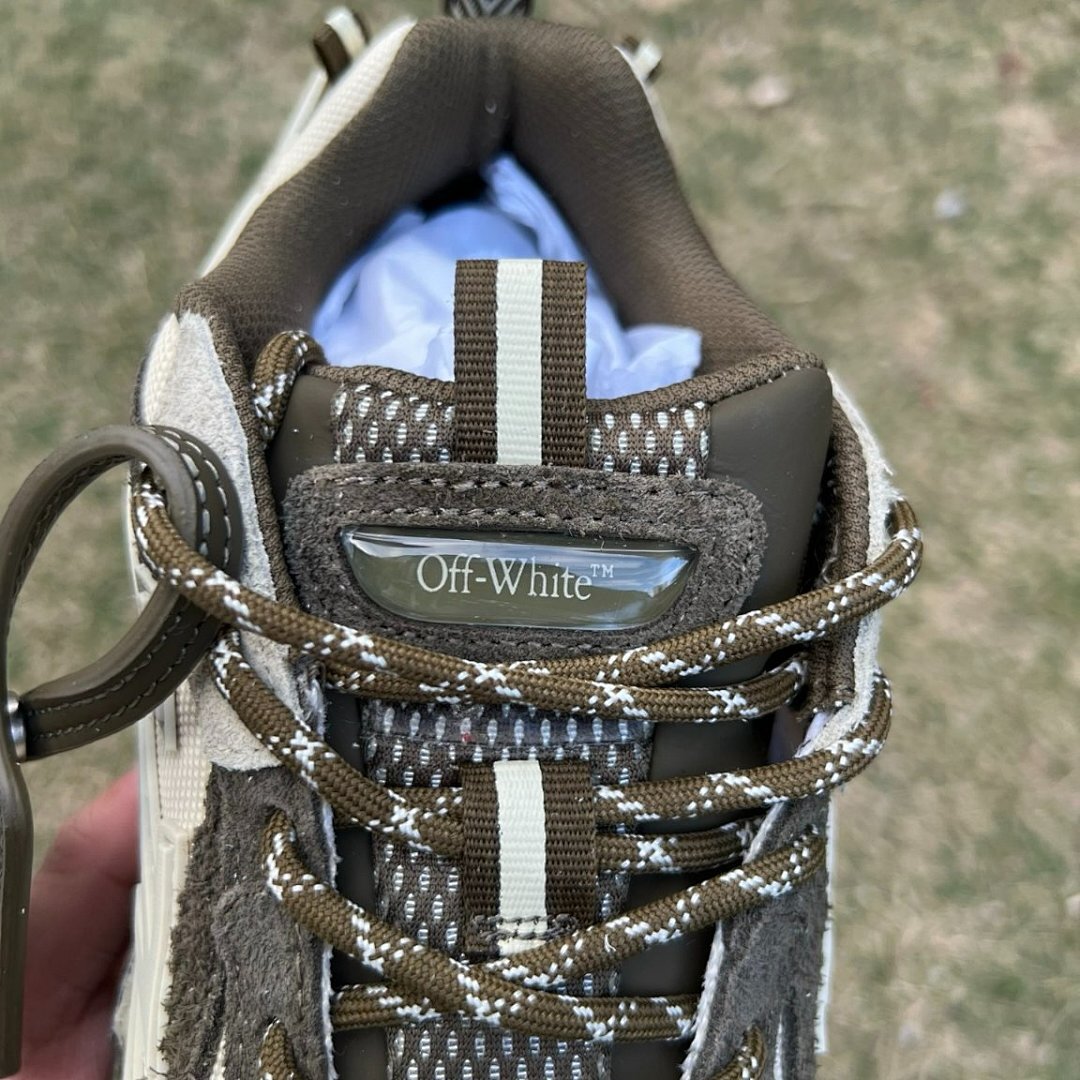 Off-White ODSY-1000 Khaki Brown Beige Multi Sneakers OMIA139R21FAB001