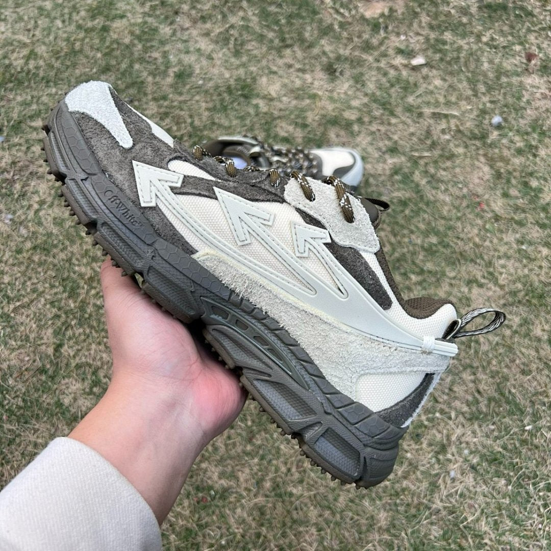 Off-White ODSY-1000 Khaki Brown Beige Multi Sneakers OMIA139R21FAB001