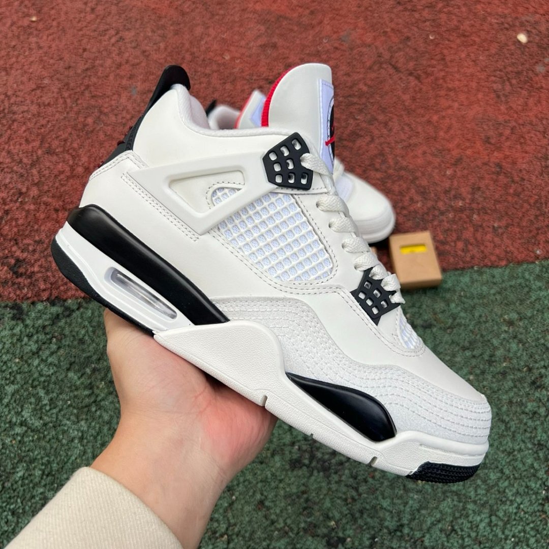 Air Jordan 4 Retro 'White & Black' 308497-106