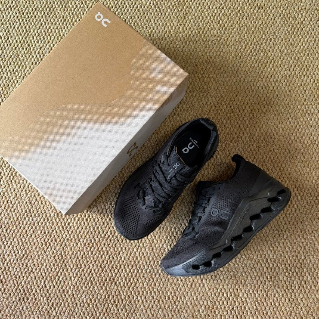 On Running CloudTec Phase Triple Black Running Shoes 32.99268