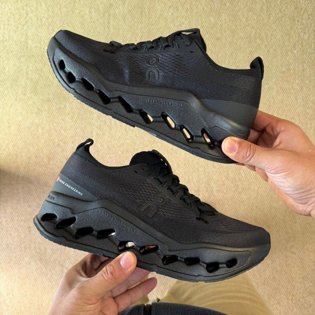 On Running CloudTec Phase Triple Black Running Shoes 32.99268