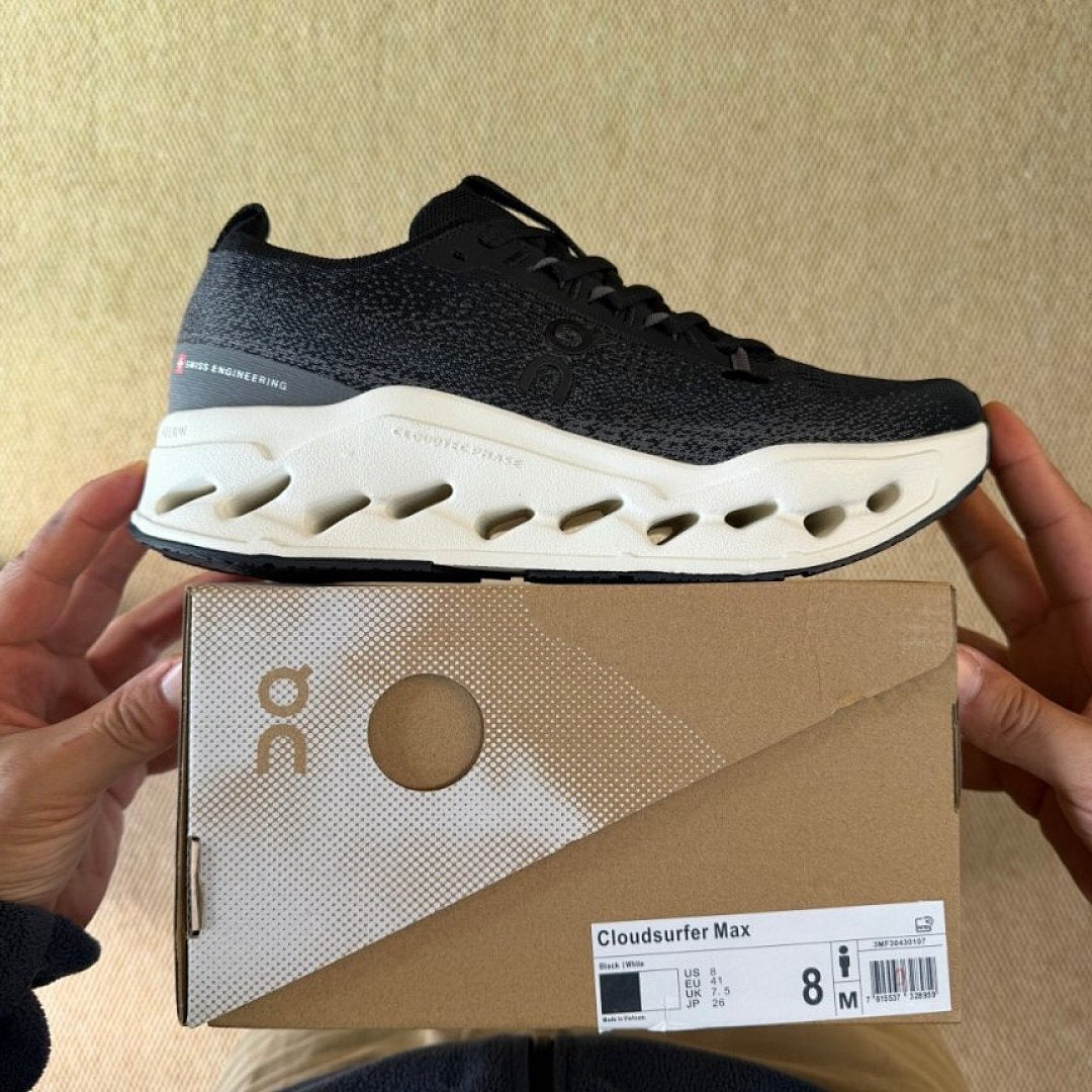 On Running Cloudmonster Cushioned Running Shoes Black Undyed