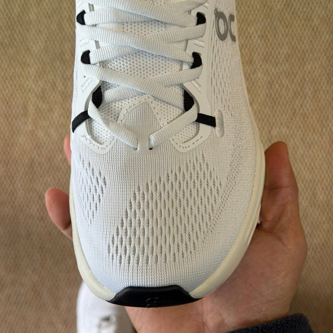 On Running Cloudmonster Phase Undyed White Cushioned Road Running Shoes