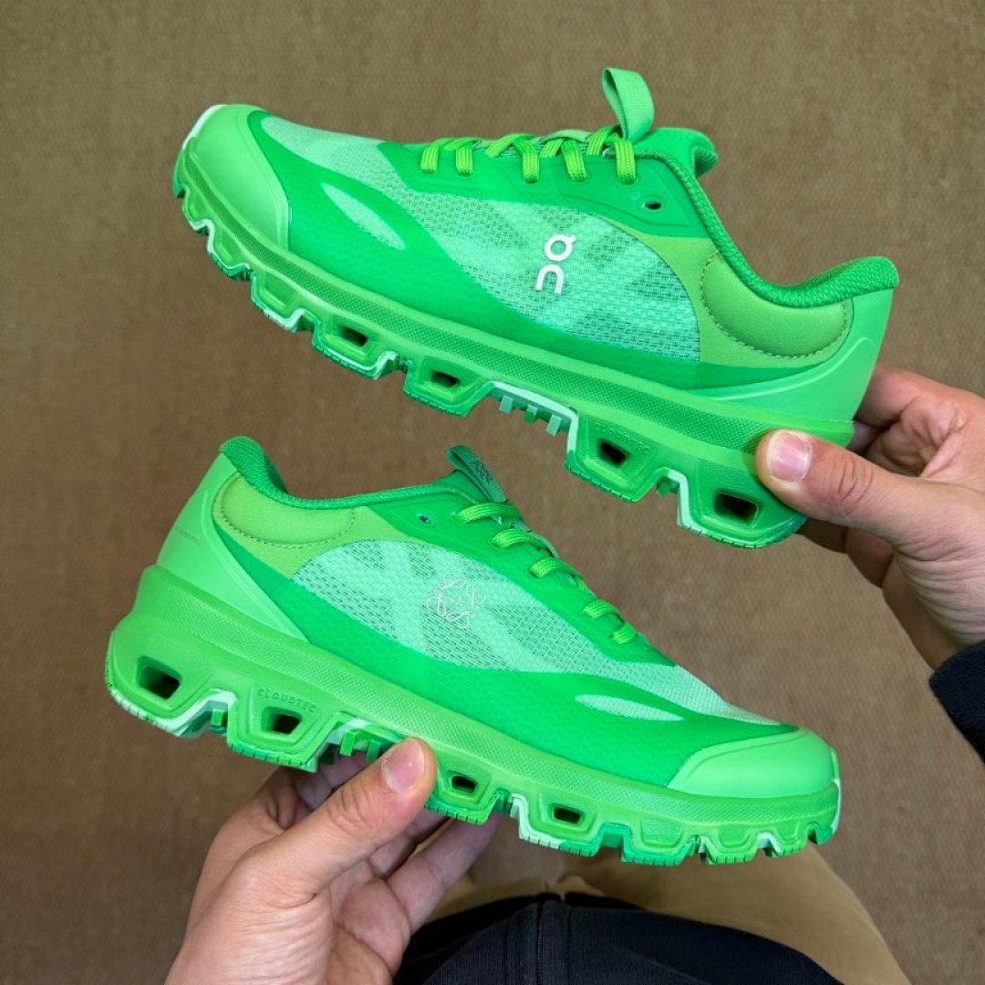 On Cloudmonster Running Shoes Neon Green CloudTec Max Cushion 61.99026