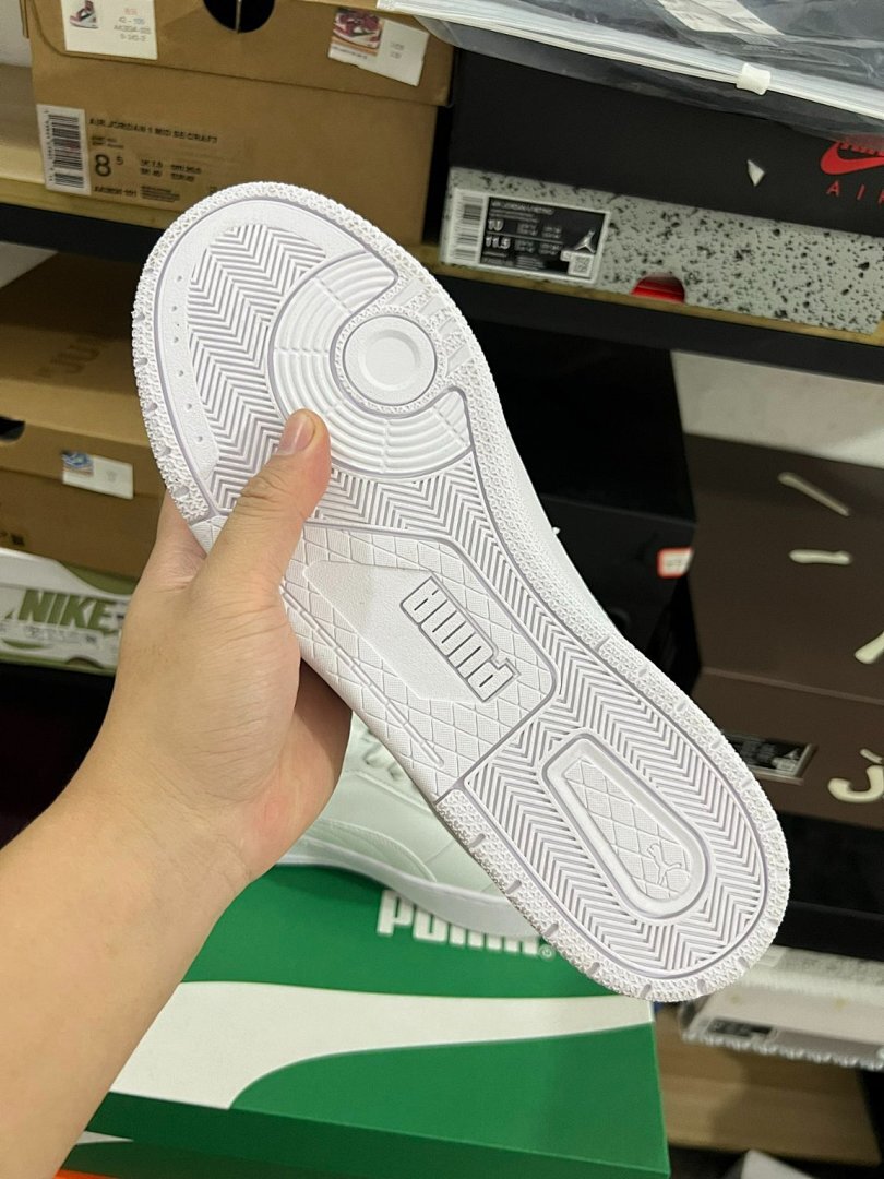 Puma CA Match White Gold 390771-01 Men's Women's Casual Lifestyle Sneakers Trainers Shoes