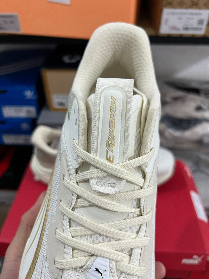 PUMA ForeverRun NITRO Running Shoes - Pristine Team Gold (377699-02) | Cushioned Performance Trainers