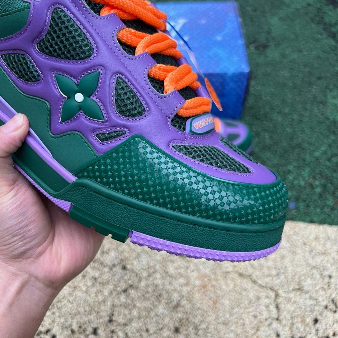 Louis Vuitton LV Runner Tatic Purple Green Orange Sneakers