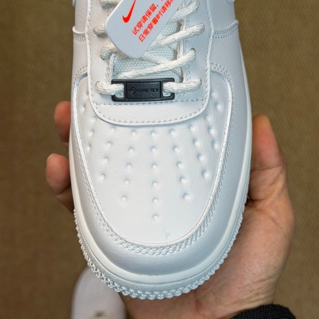 Nike Air Force 1 Low White Vibram Sole Platform Sneakers