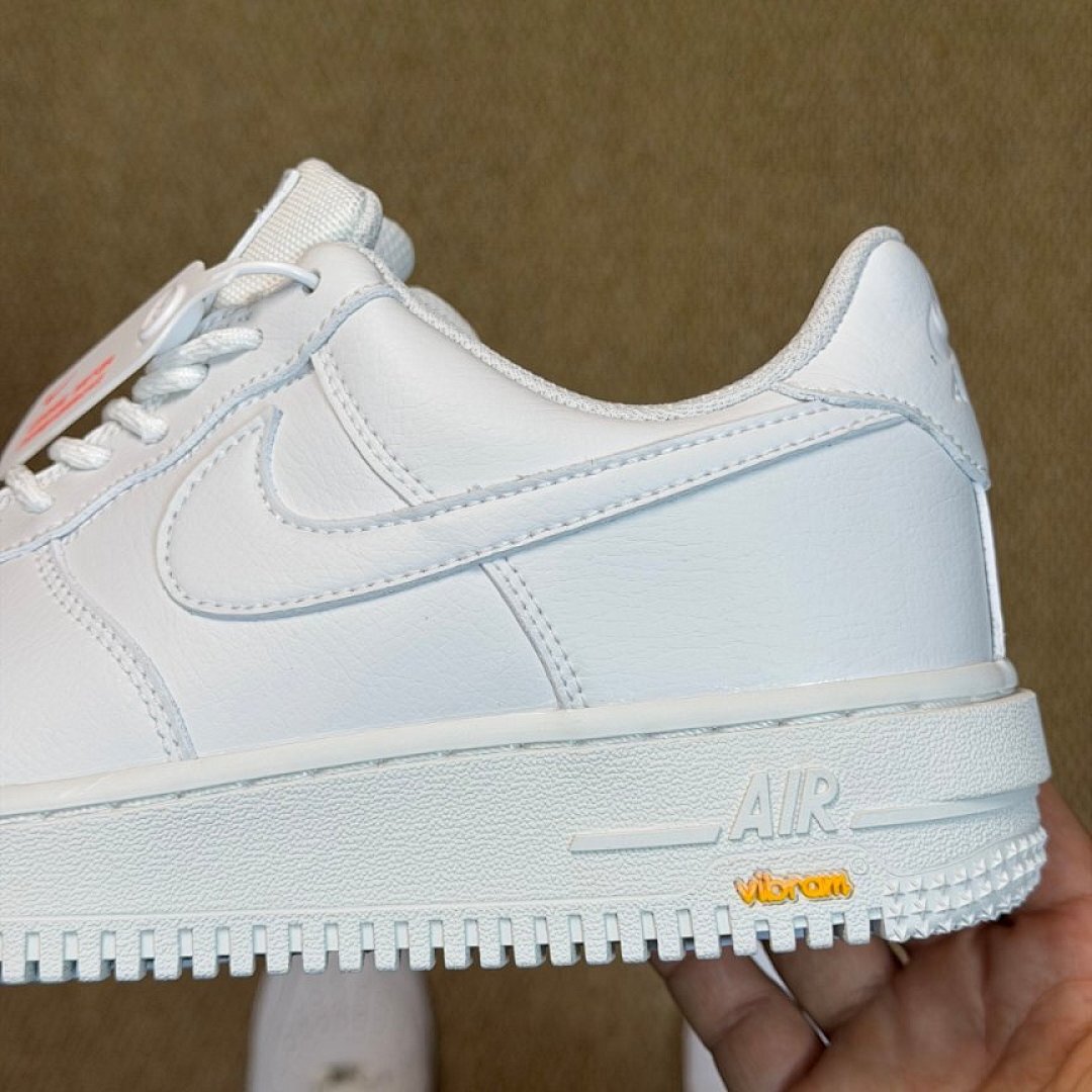 Nike Air Force 1 Low White Vibram Sole Platform Sneakers