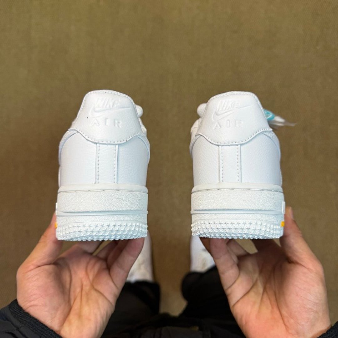 Nike Air Force 1 Low White Vibram Sole Platform Sneakers