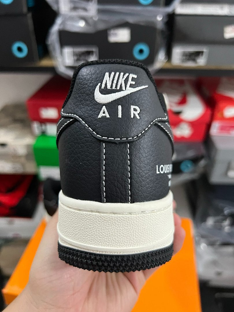 Louis Vuitton x Nike Air Force 1 Low Virgil Abloh White Black Sail Luxury Sneakers
