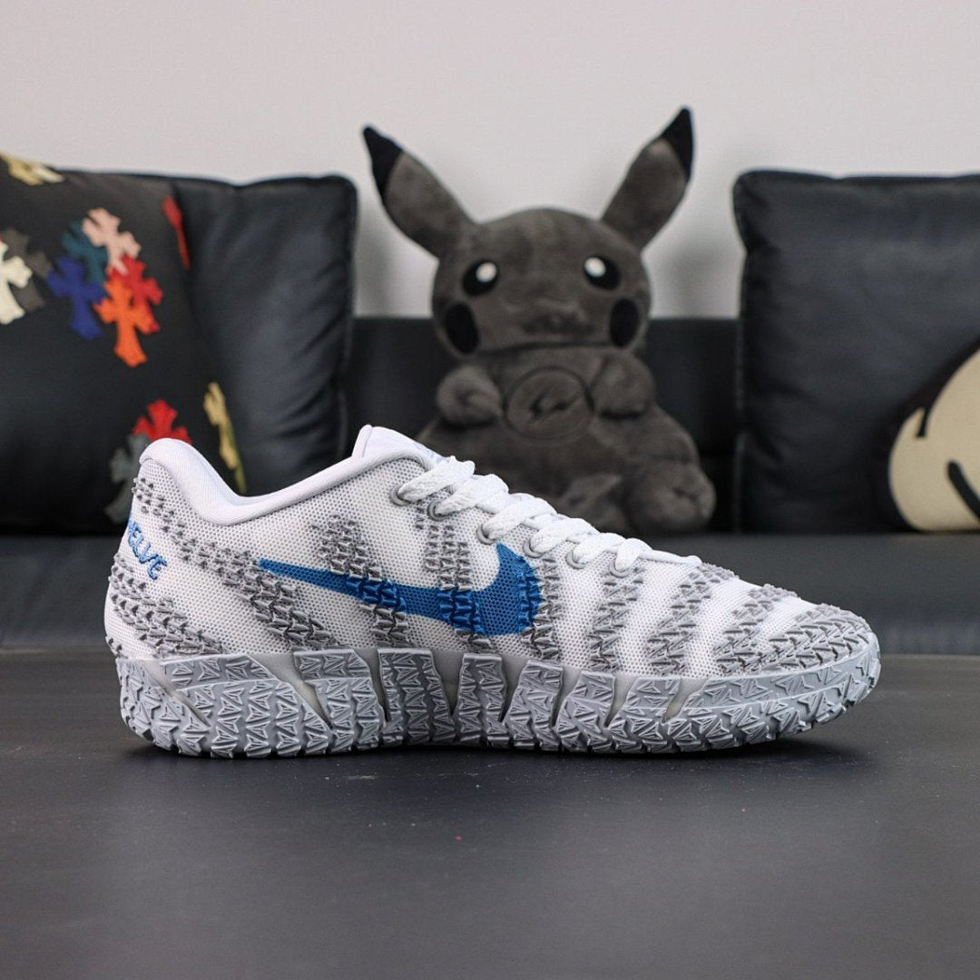 Nike Kyrie Low 4 White Laser Blue Bright Crimson Basketball Shoes CZ0105-102
