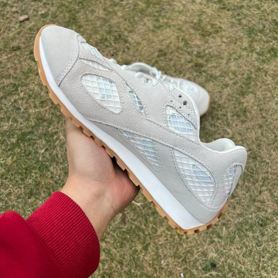 Reebok Premier Road Modern H06279 Stucco Light Grey White Gum Sole Running Lifestyle Sneakers