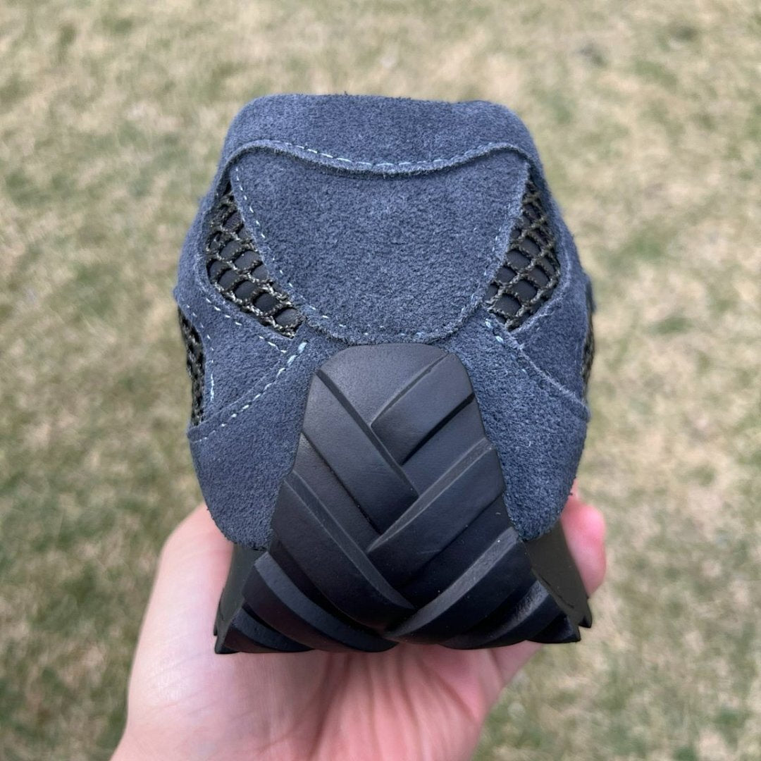Brandblack Tango Anthracite Dark Grey Mesh Suede Lifestyle Running Sneakers