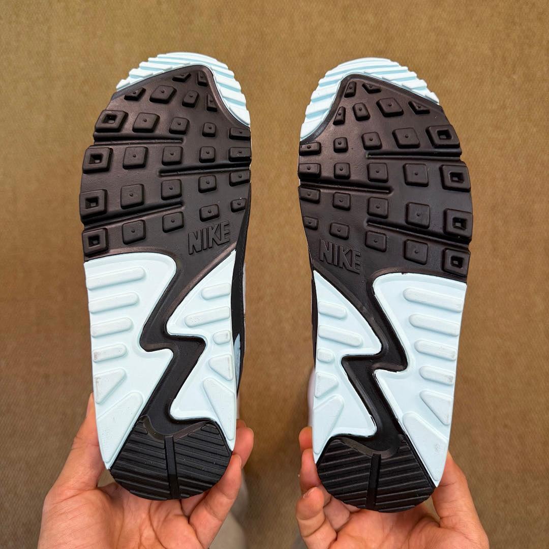 Nike Air Max 90 'Iron Grey Glacier Blue Summit White' Men's Running Shoes Sneakers DM0029-001