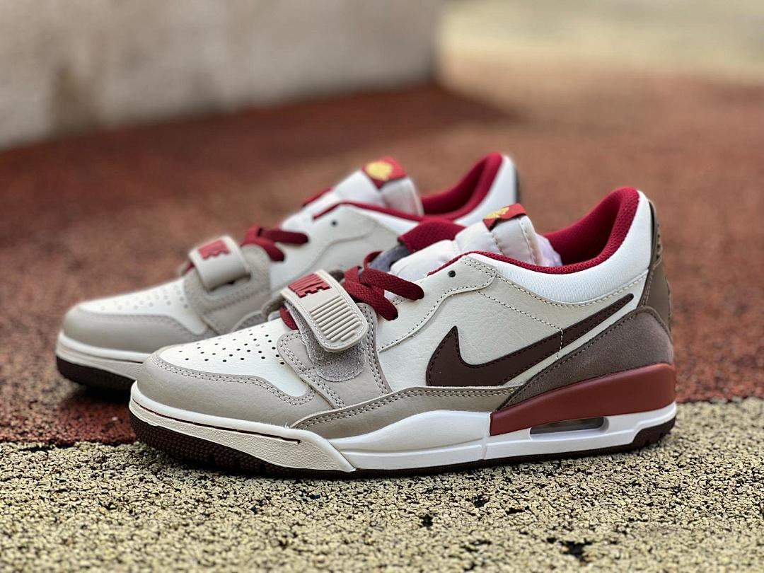 Nike Jordan Legacy 312 Low Cacao Wow Pecan Bordeaux Sail Mens Sneakers Shoes CD7069-200 Mid-Strap Retro Design