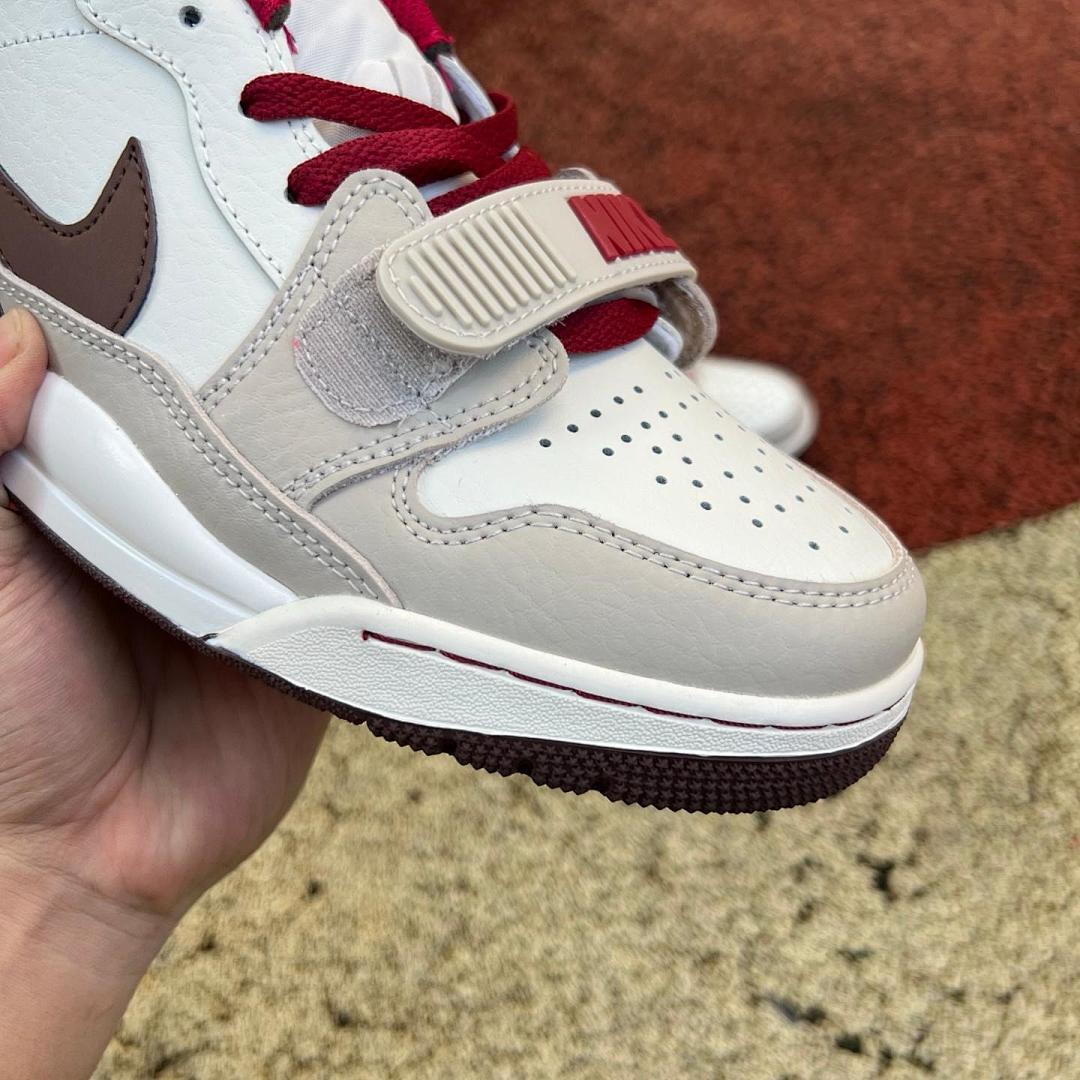 Nike Jordan Legacy 312 Low Cacao Wow Pecan Bordeaux Sail Mens Sneakers Shoes CD7069-200 Mid-Strap Retro Design