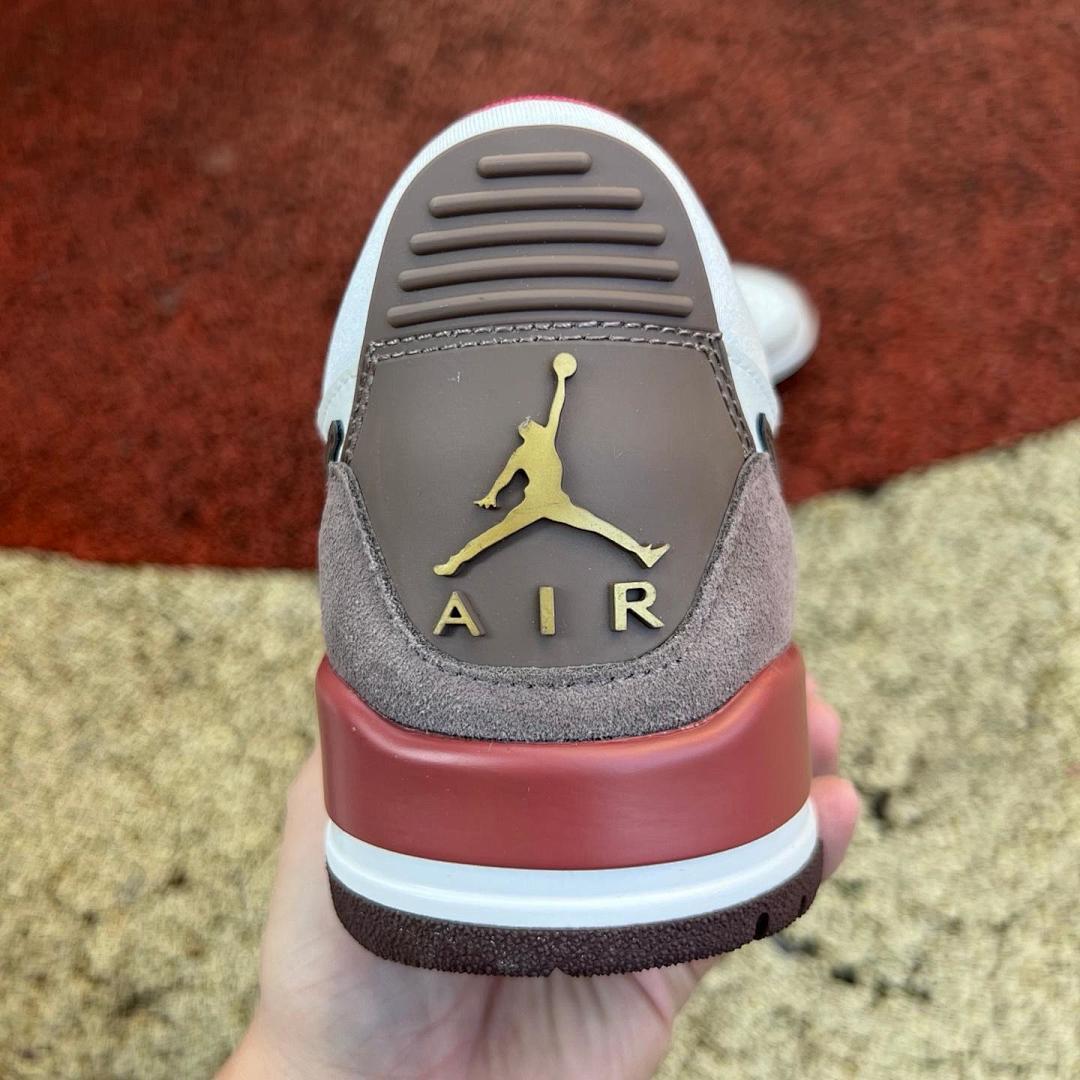 Nike Jordan Legacy 312 Low Cacao Wow Pecan Bordeaux Sail Mens Sneakers Shoes CD7069-200 Mid-Strap Retro Design