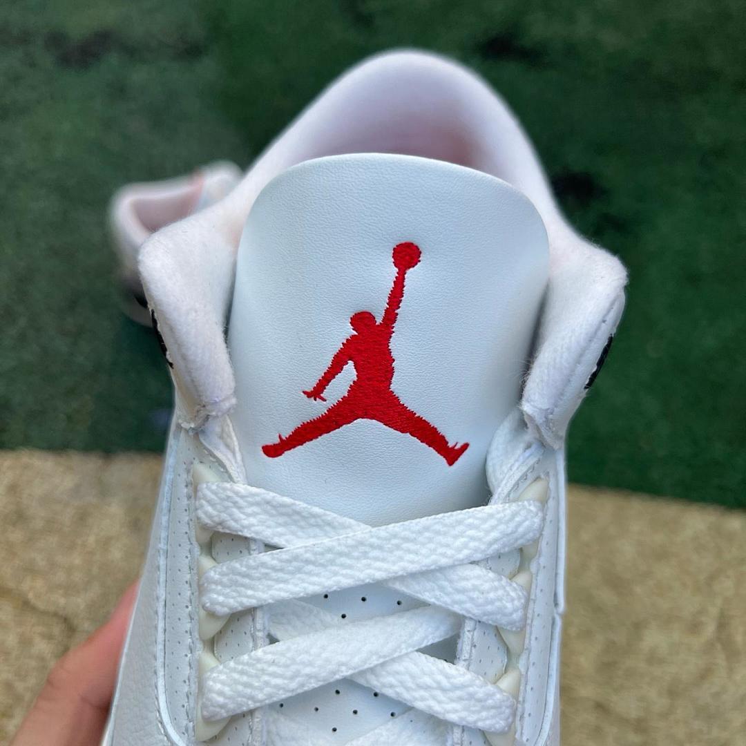 Nike Air Jordan 3 Retro 'White Cement Reimagined' Men's Shoes - White Fire Red Cement Grey Black Elephant Print Sneakers DN3707-100