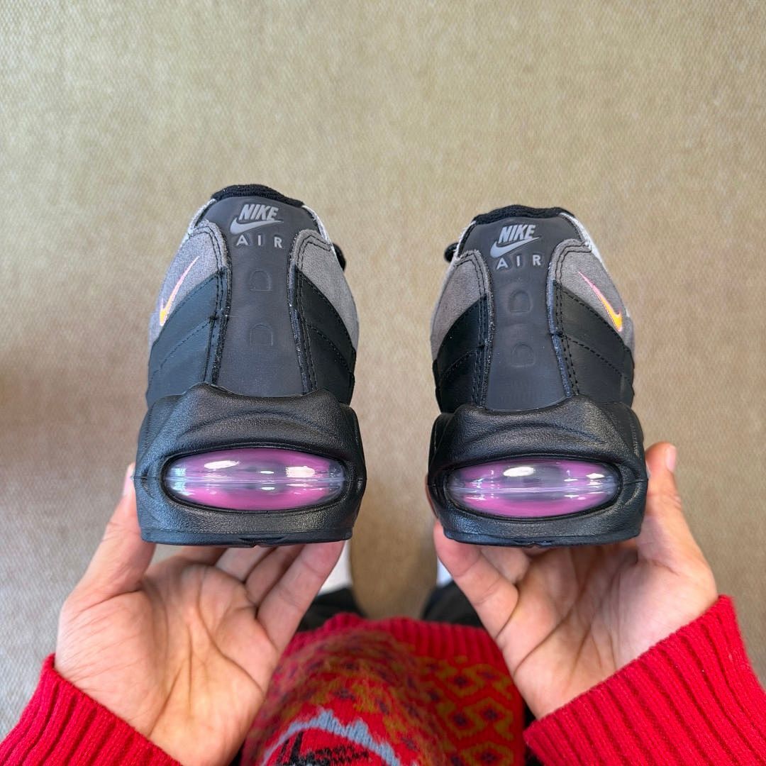 Nike Air Max 95 Black Voltage Purple Opti Yellow Pink Blast Grey Sneakers CT1890-001