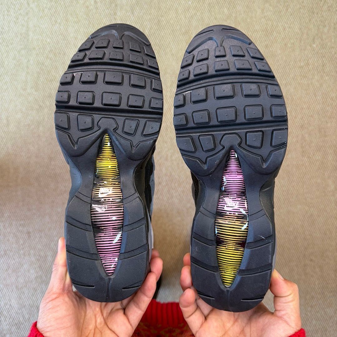 Nike Air Max 95 Black Voltage Purple Opti Yellow Pink Blast Grey Sneakers CT1890-001