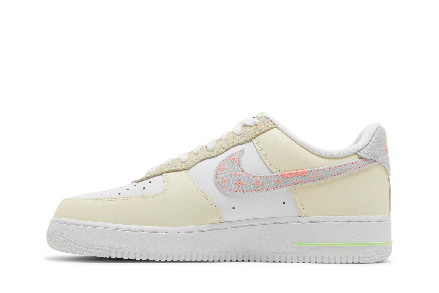 Nike Air Force 1 07 LV8 Just Stitch It – White Shade Green FB1852-111