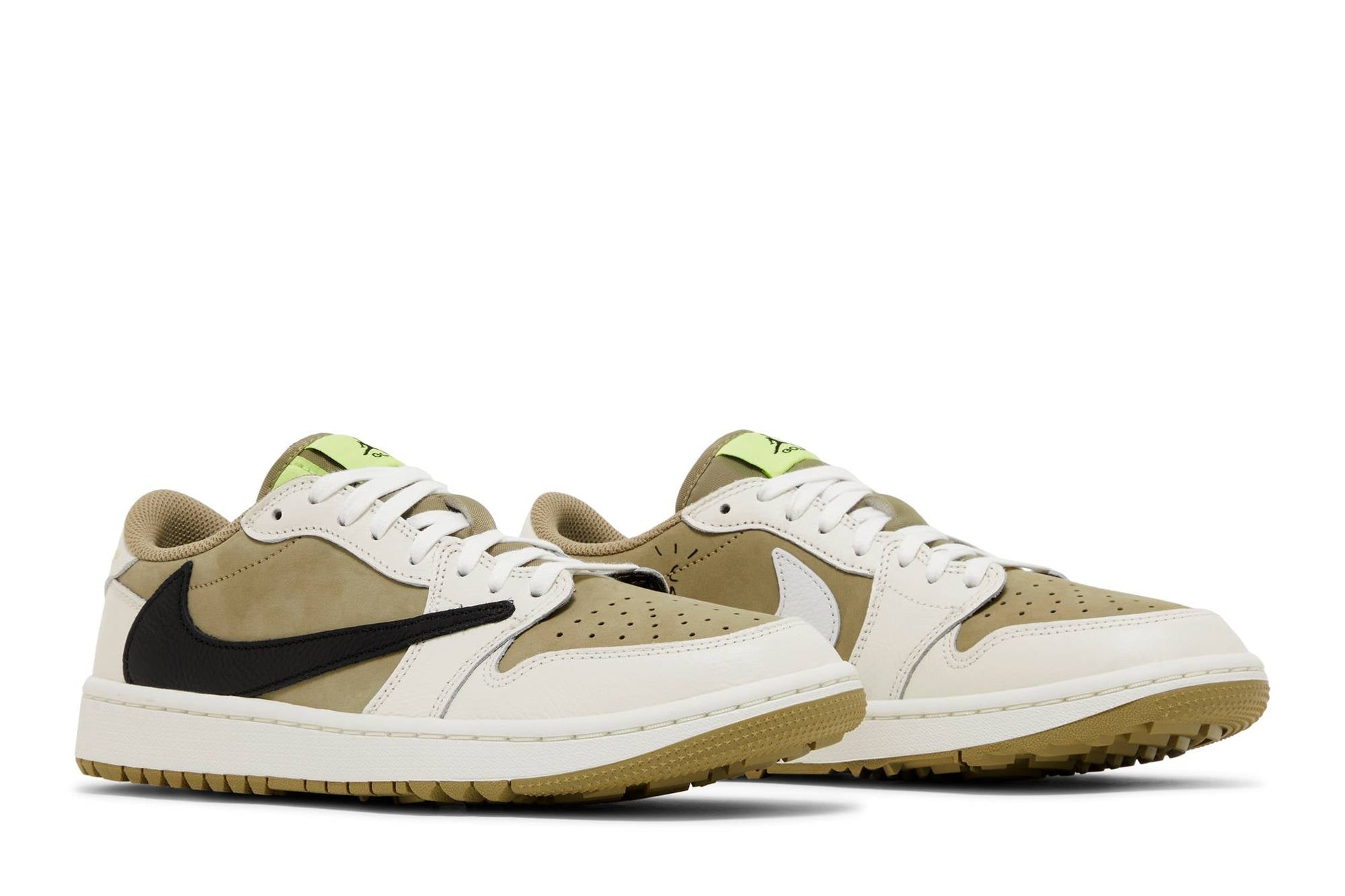 Travis Scott X Air Jordan 1 Low Golf Neutral Olive FZ3124-200