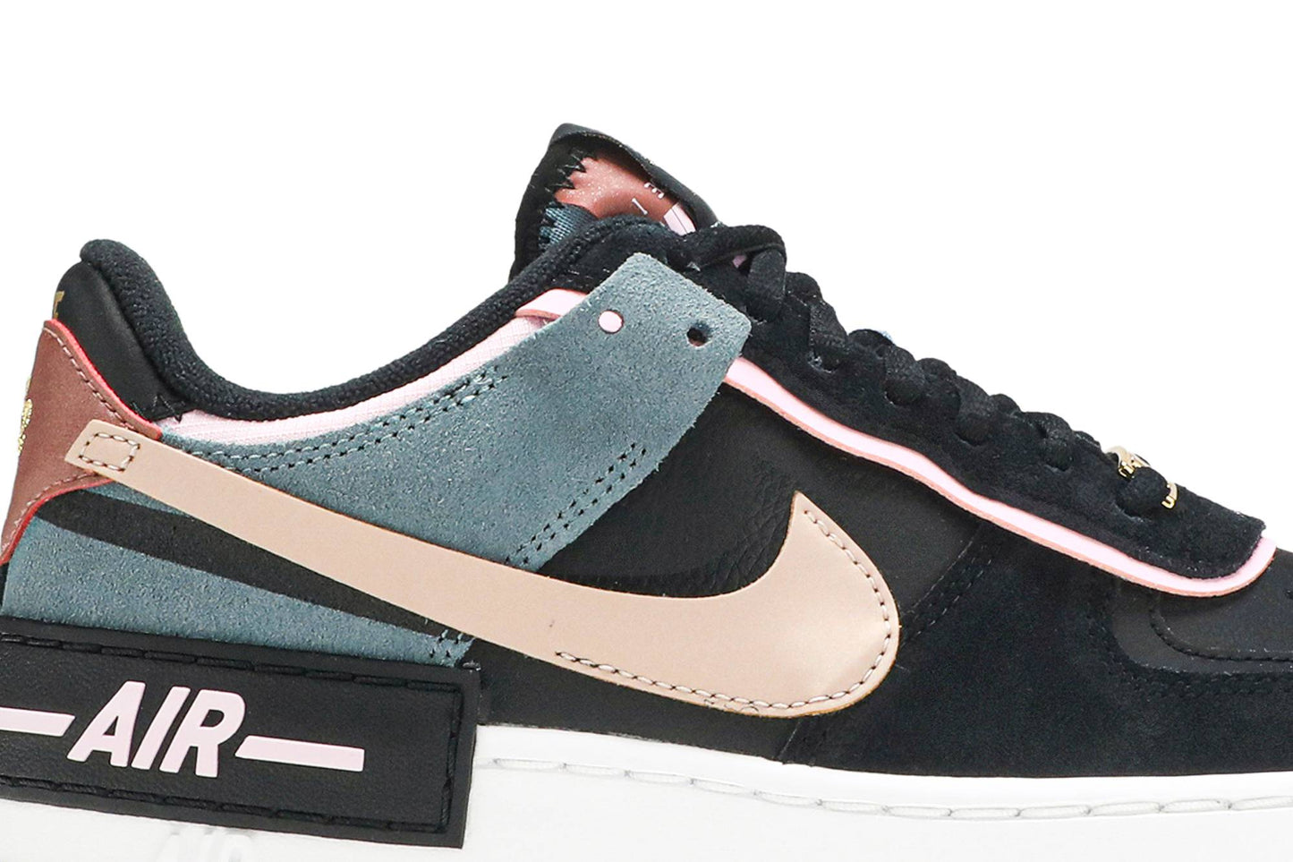 ( Women ) Nike Air Force 1 Shadow Black Light Arctic Pink CU5315-001