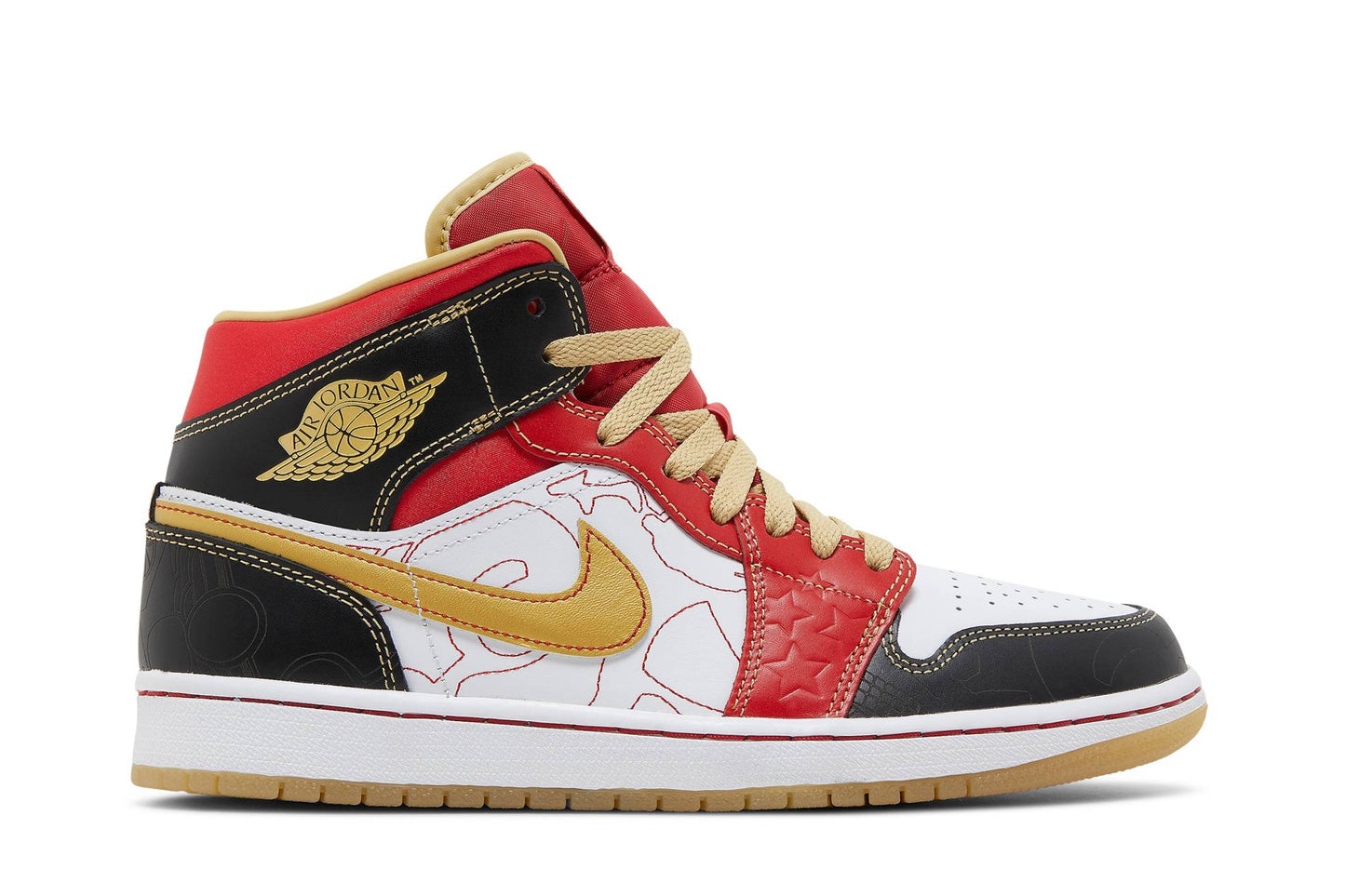 Air Jordan 1 Mid XQ 'White Black Sport Red' 2022 DV0576-176