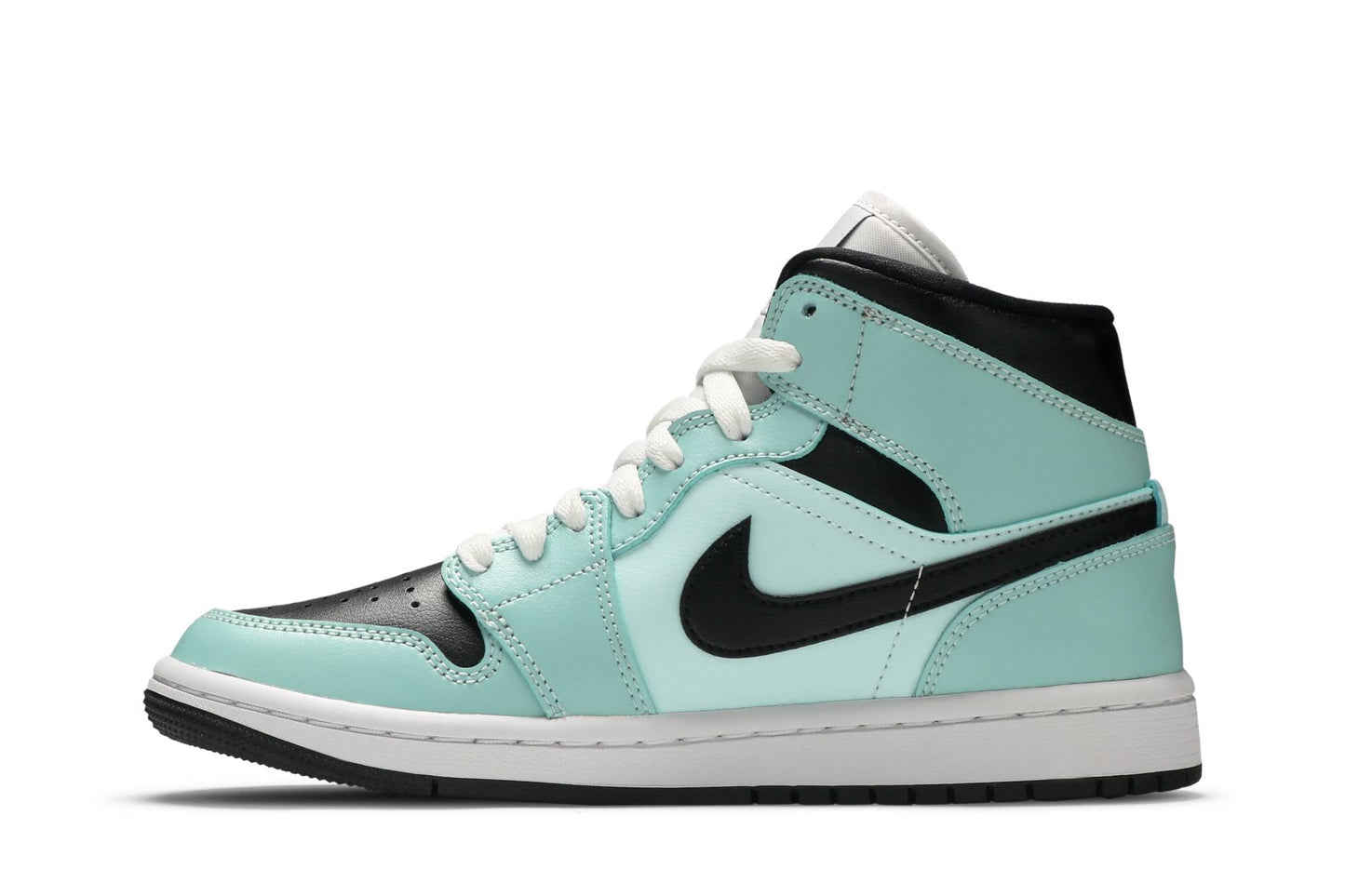 ( Women ) Air Jordan 1 Mid Aqua Black BQ6472-300