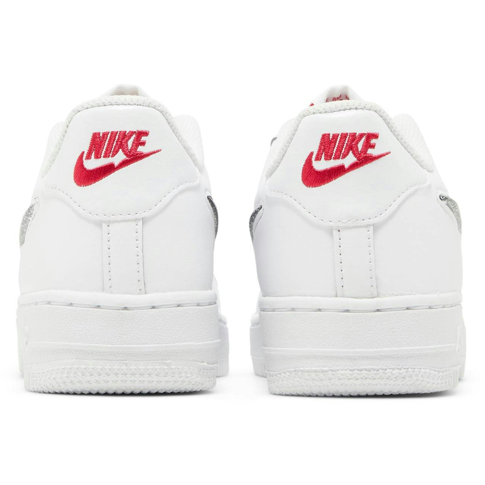 ( Grade School ) Nike Air Force 1 Low LV8 'White Metallic Silver' DC9651-100