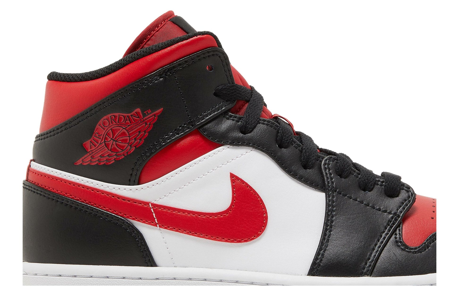 Air Jordan 1 Mid 'Bred Toe' ( 2022 ) 554724-079