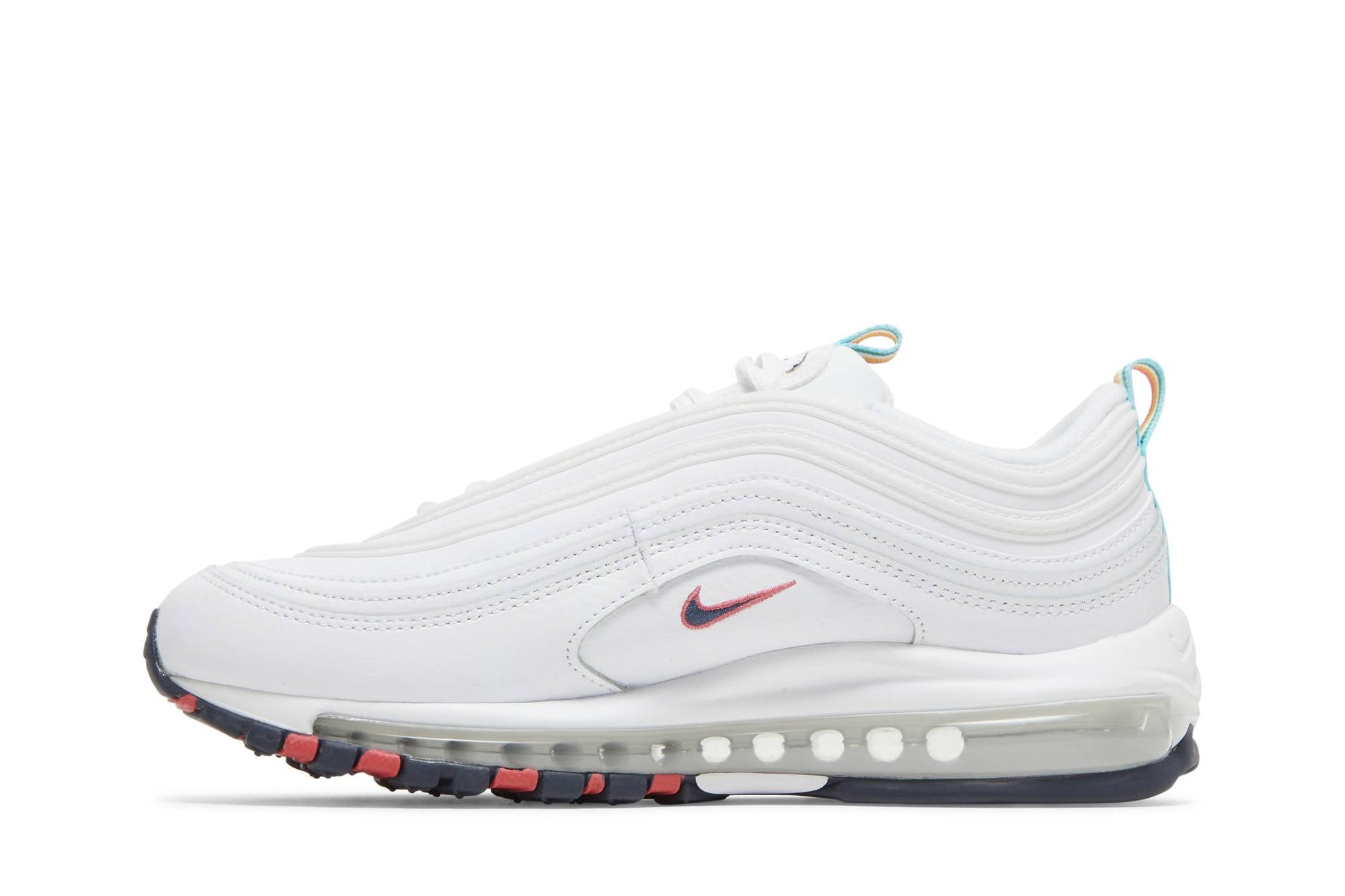 ( Women ) Nike Air Max 97 White Multi Color Pull Tabs DH1592-100