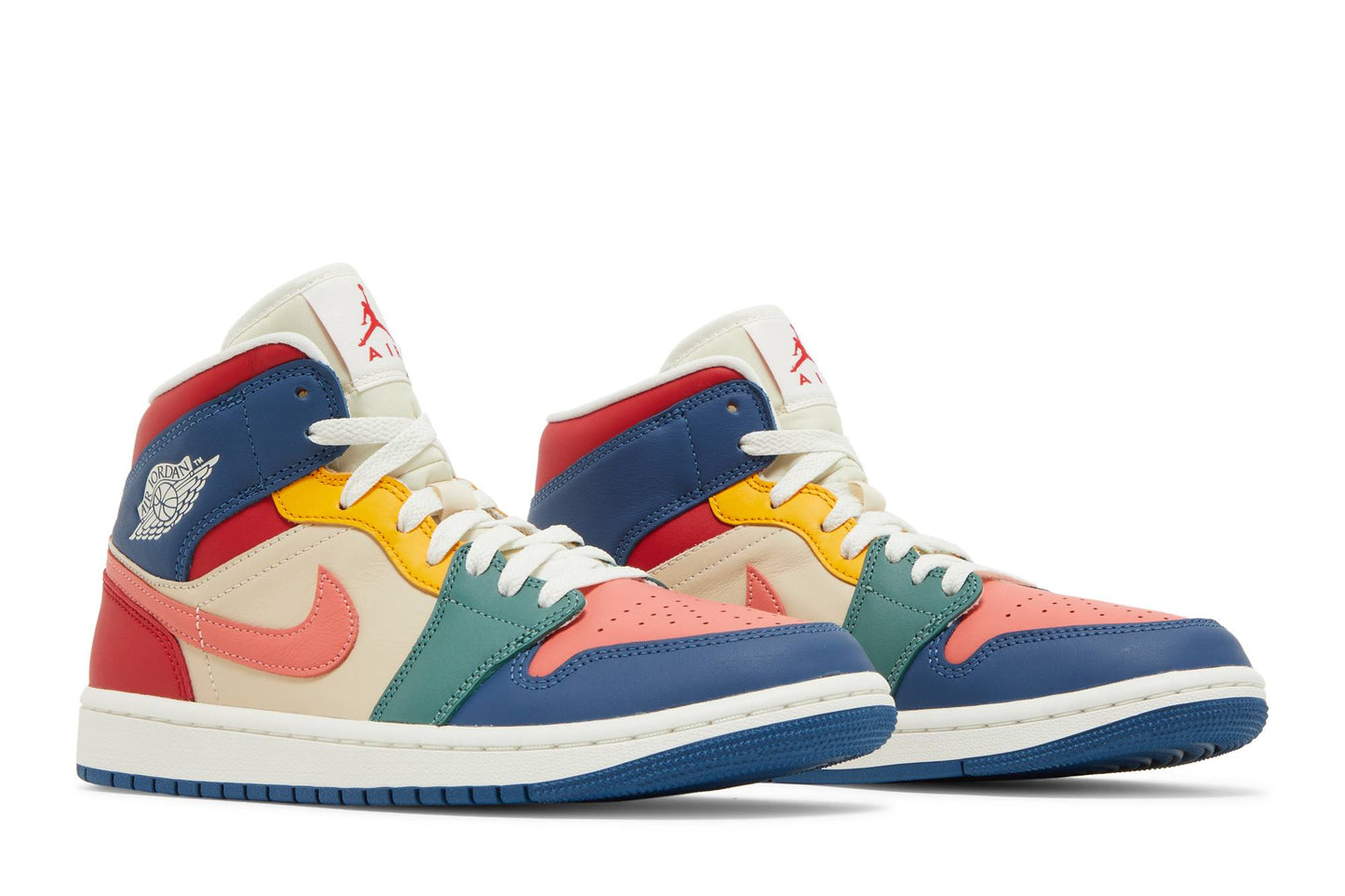 ( Women ) Air Jordan 1 Mid 'Multi-Color' DN3738-400