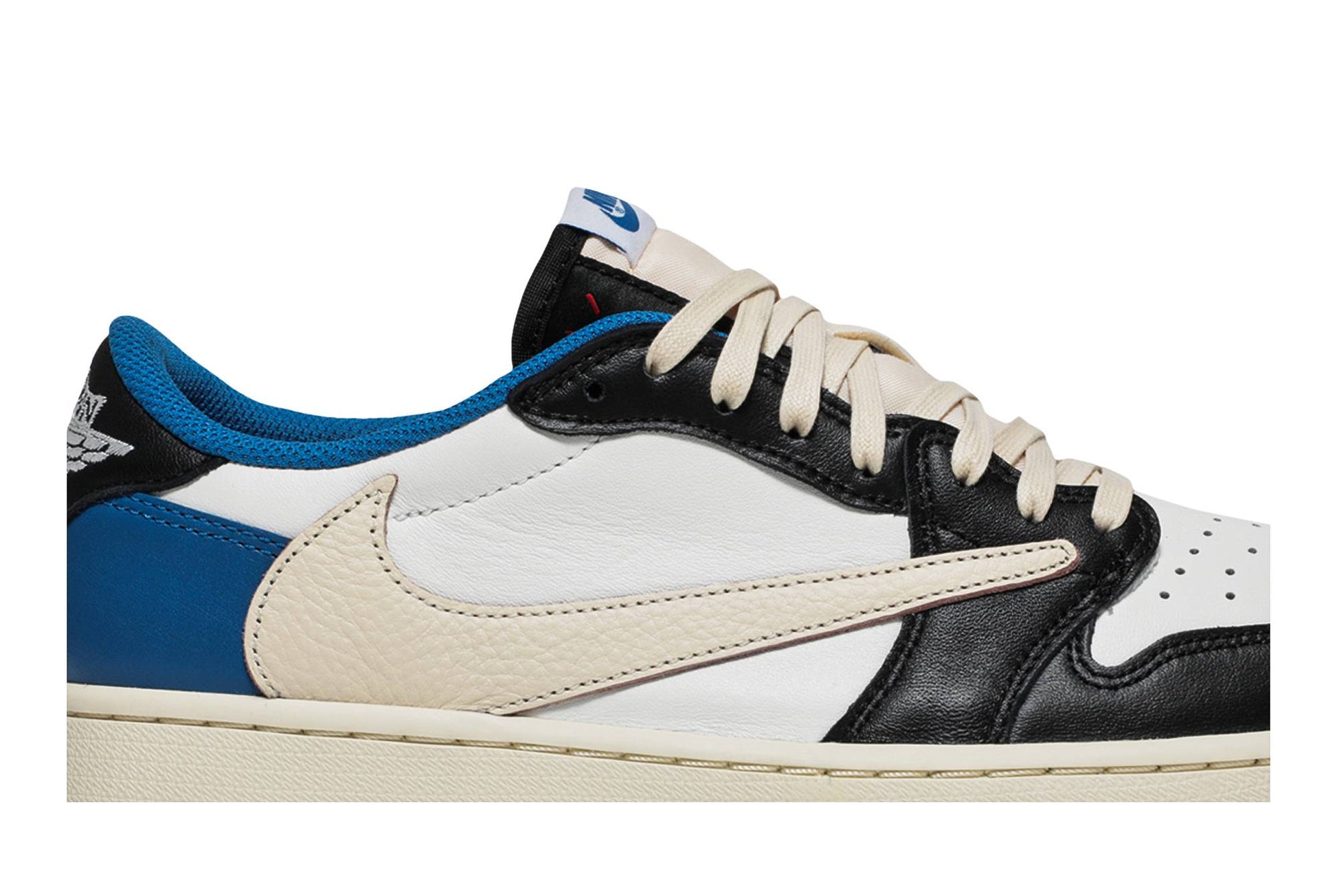 Fragment Design X Travis Scott X Air Jordan 1 Retro Low Military Blue DM7866-140