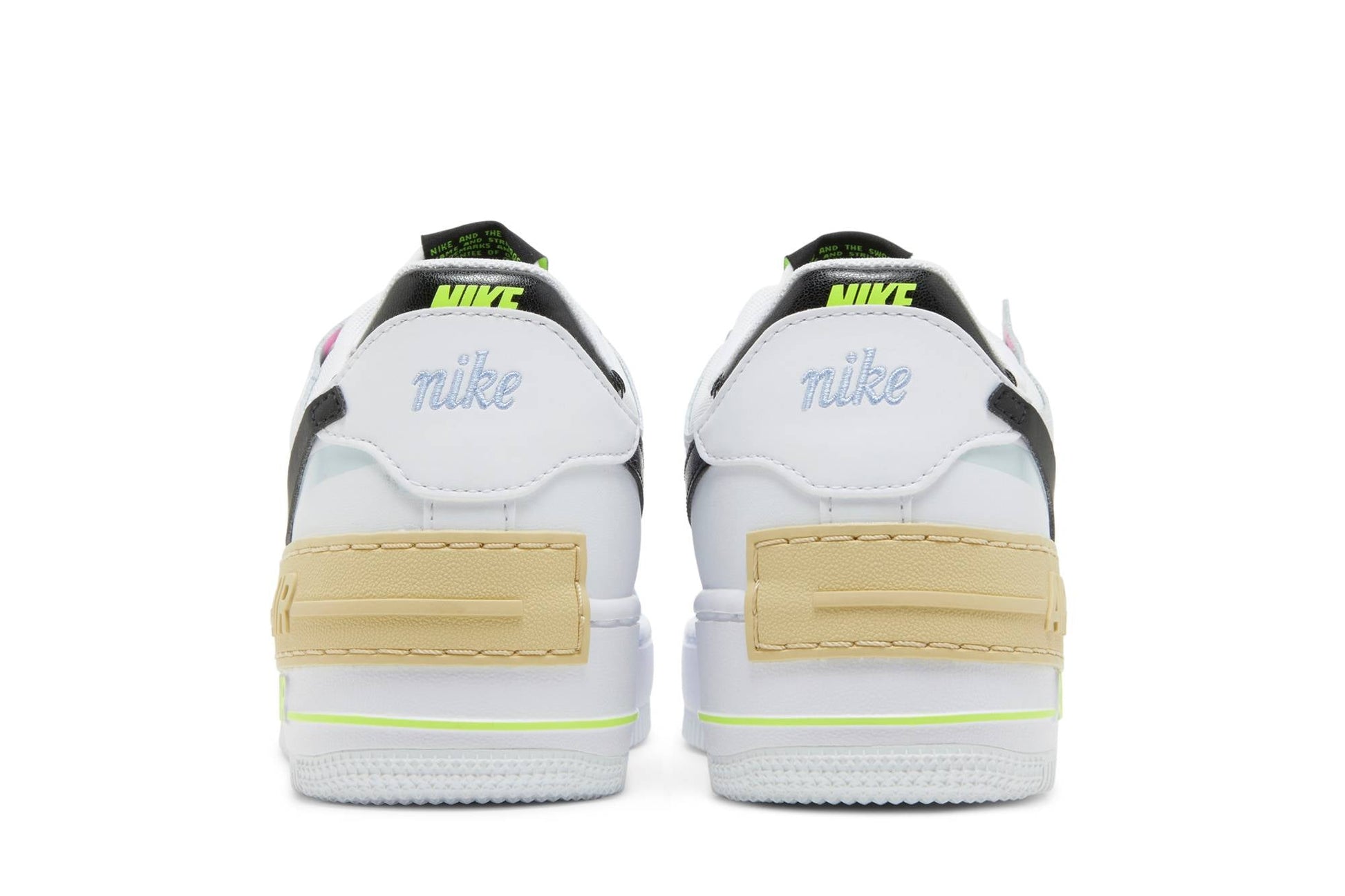 ( Women ) Nike Air Force 1 Shadow 'White Black Pastel' FJ0735-100