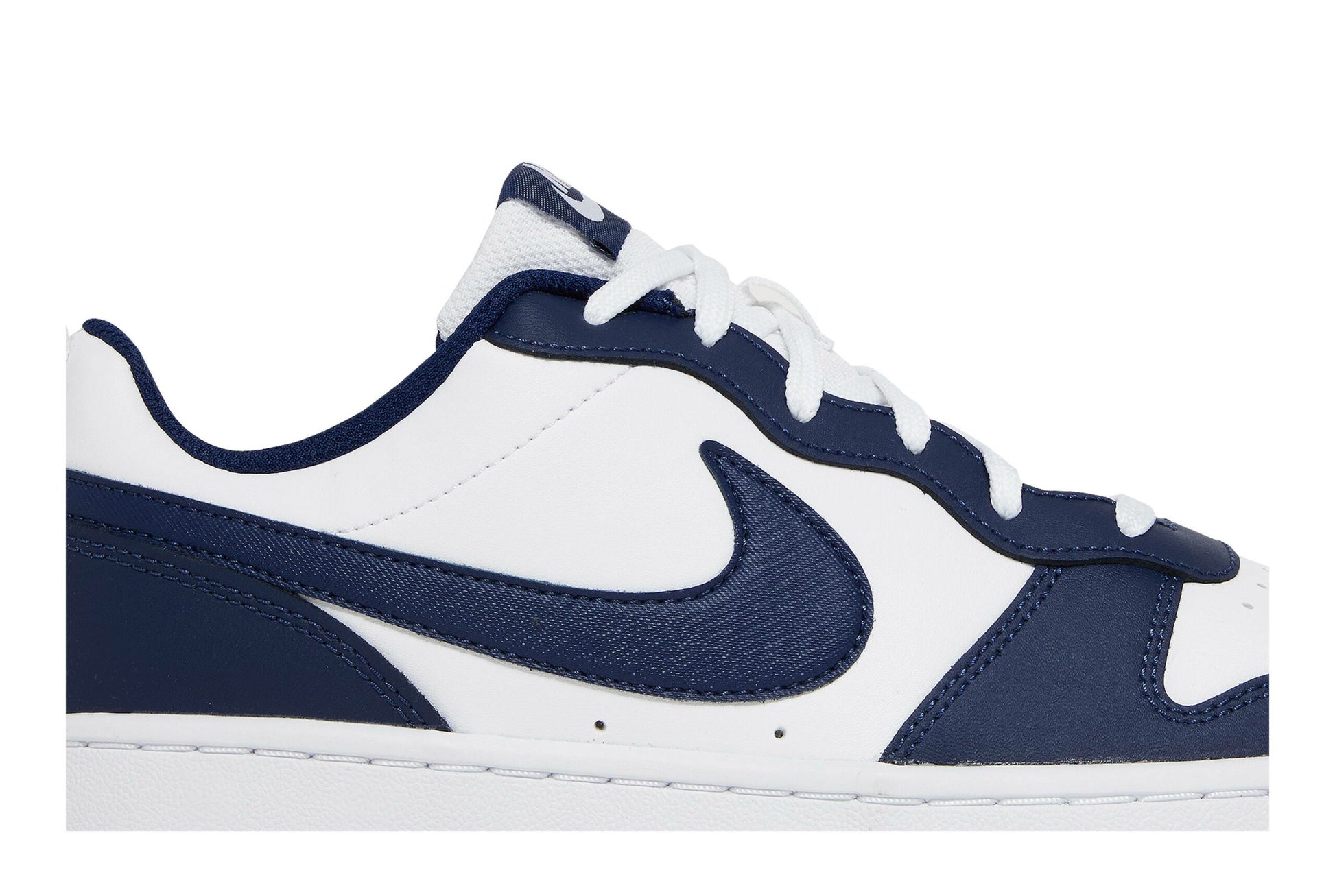 ( Grade School ) Nike Court Borough Low 2 'White Blue Void' BQ5448-107