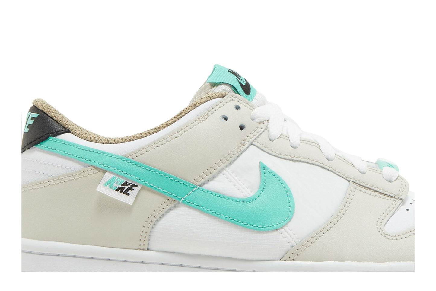 ( Grade School ) Nike Dunk Low 'Split Seam White Tan Mint' DX6063-131