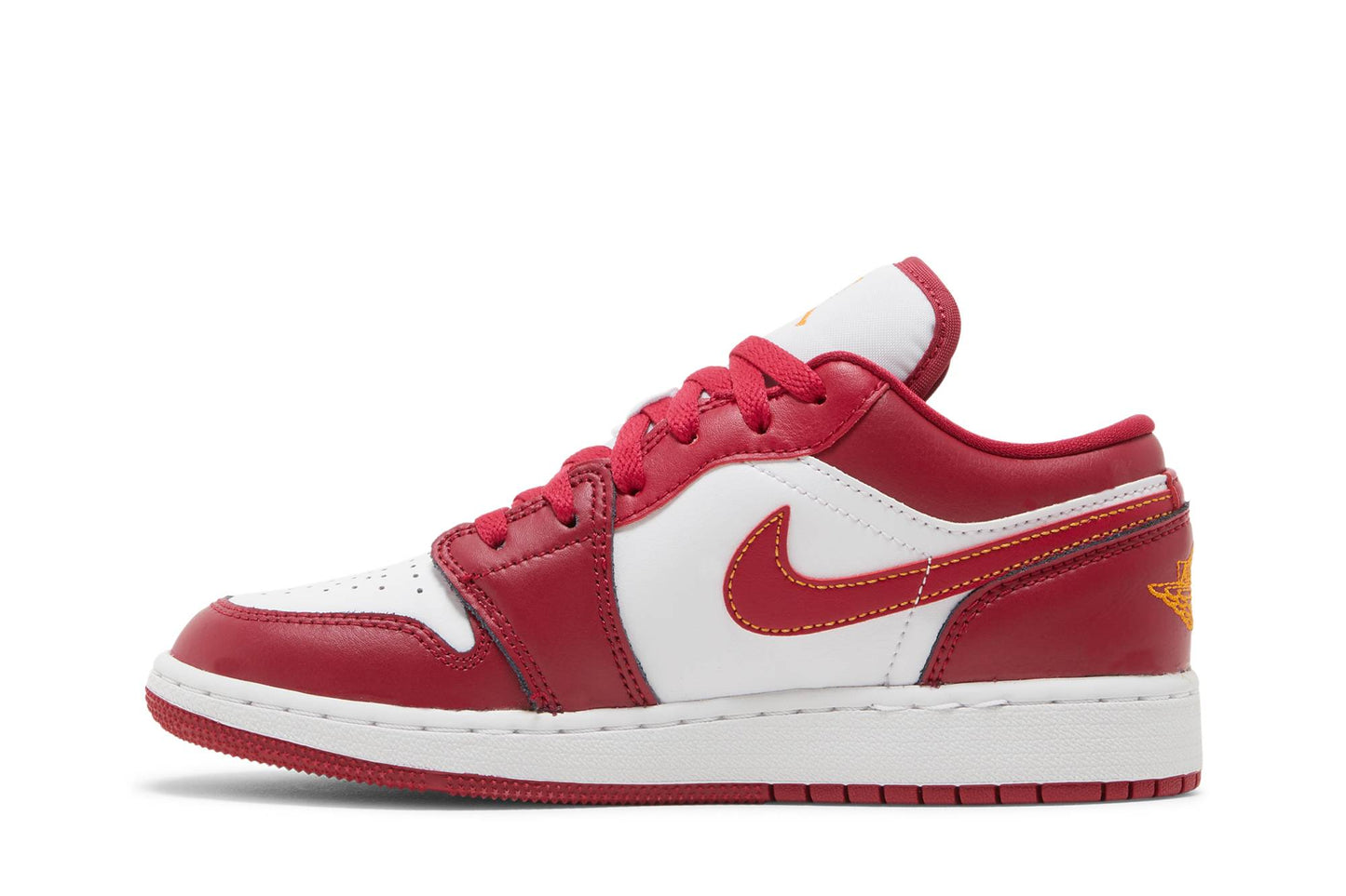 ( Grade School ) Air Jordan 1 Low Cardinal Red 553560-607