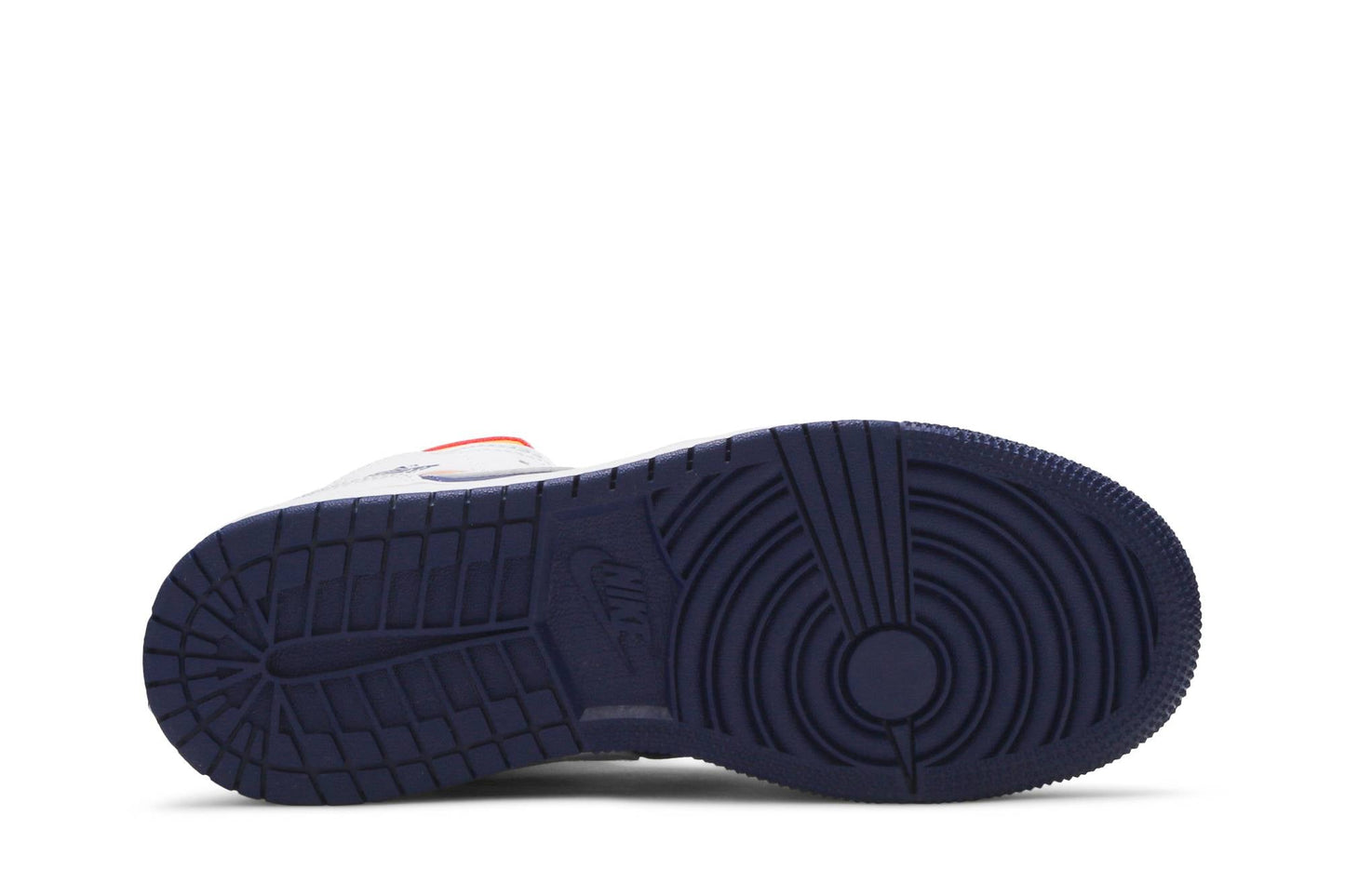 ( Grade School ) Air Jordan 1 Mid 'White Deep Royal Blue' 554725-131