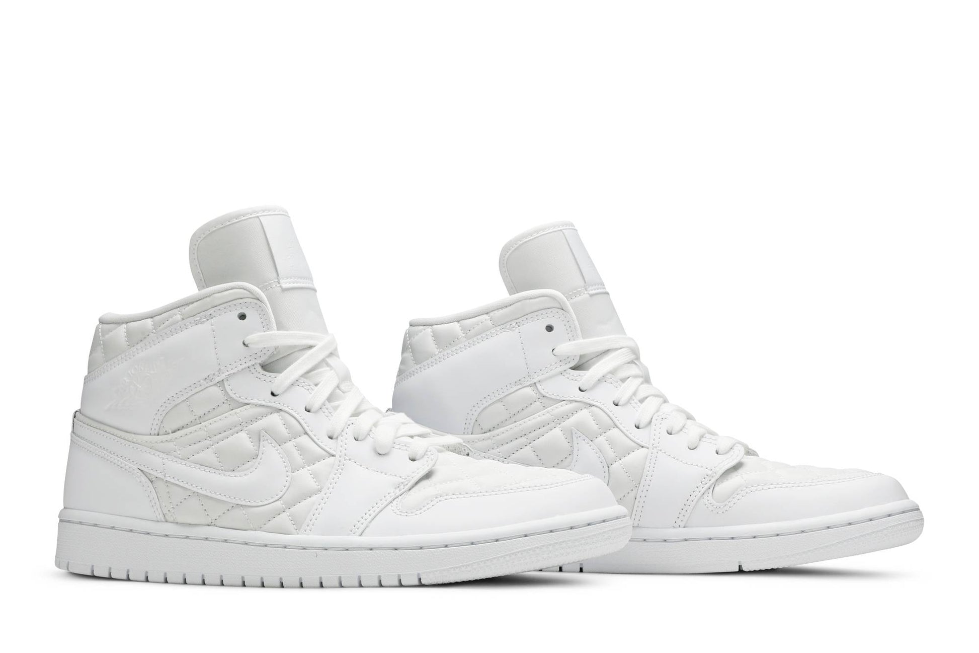( Women ) Air Jordan 1 Mid SE White Quilted DB6078-100