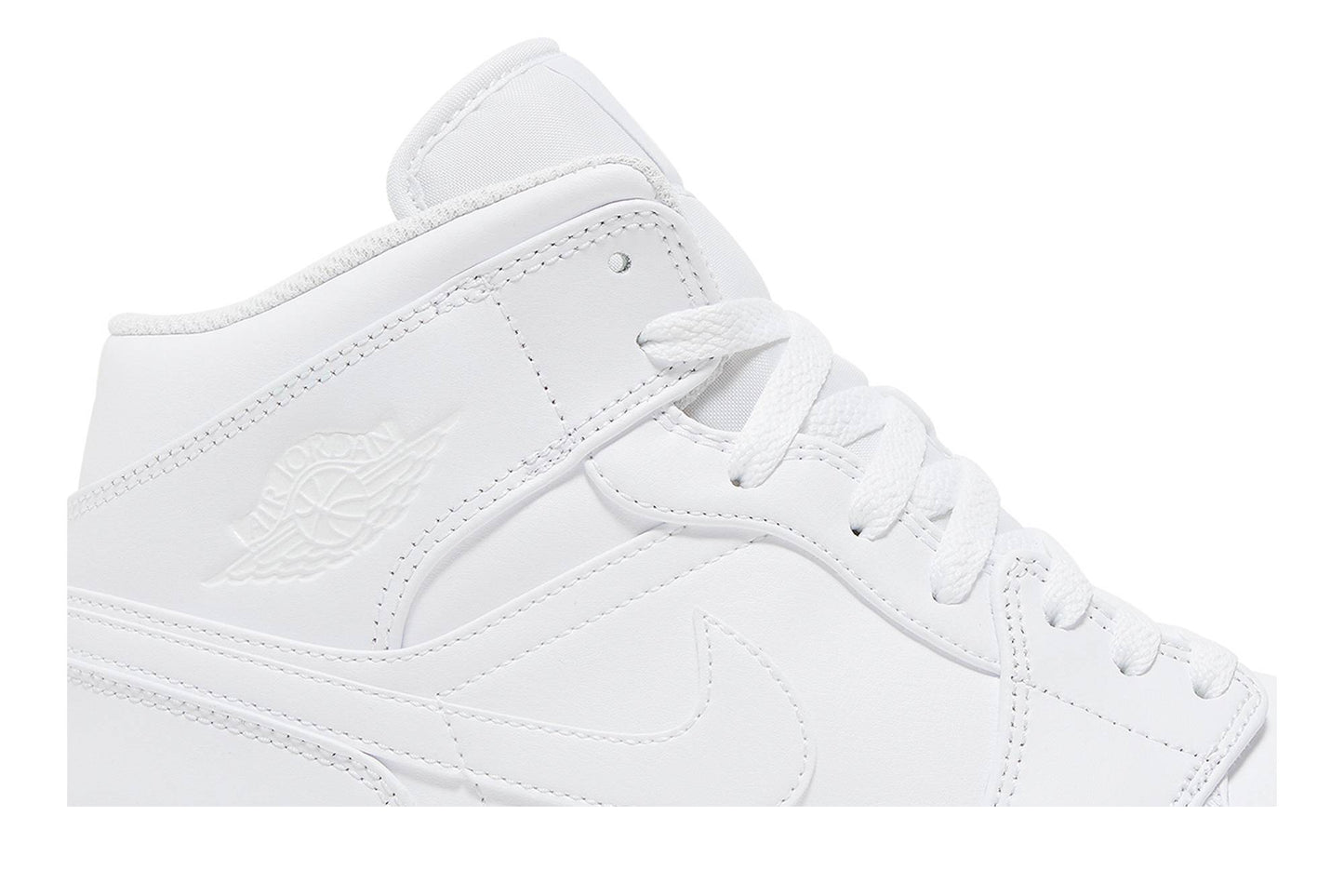 Air Jordan 1 Mid 'Triple White' 2022 554724-136