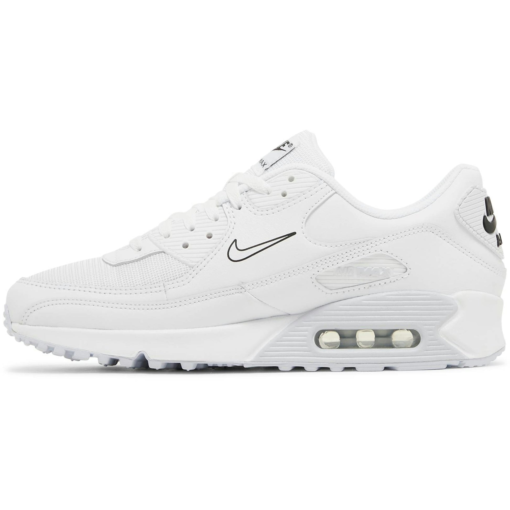 Nike Air Max 90 'Multi Swoosh – White Bright Crimson' FJ4223-100