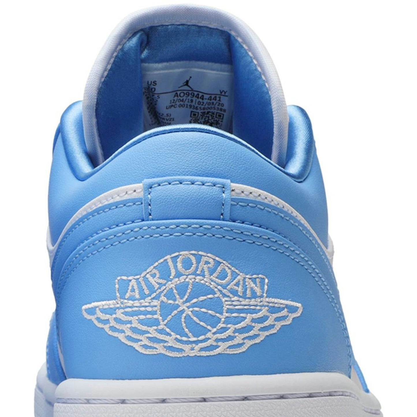 ( Women ) Air Jordan 1 Low 'UNC' AO9944-441