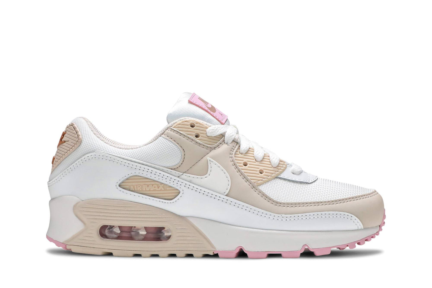 ( Women ) Nike Air Max 90 Summit White Light Orewood Brown CT1873-100