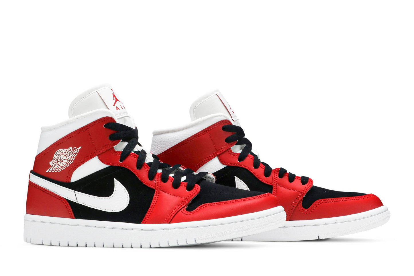( Women ) Air Jordan 1 Mid 'Gym Red Black' BQ6472-601