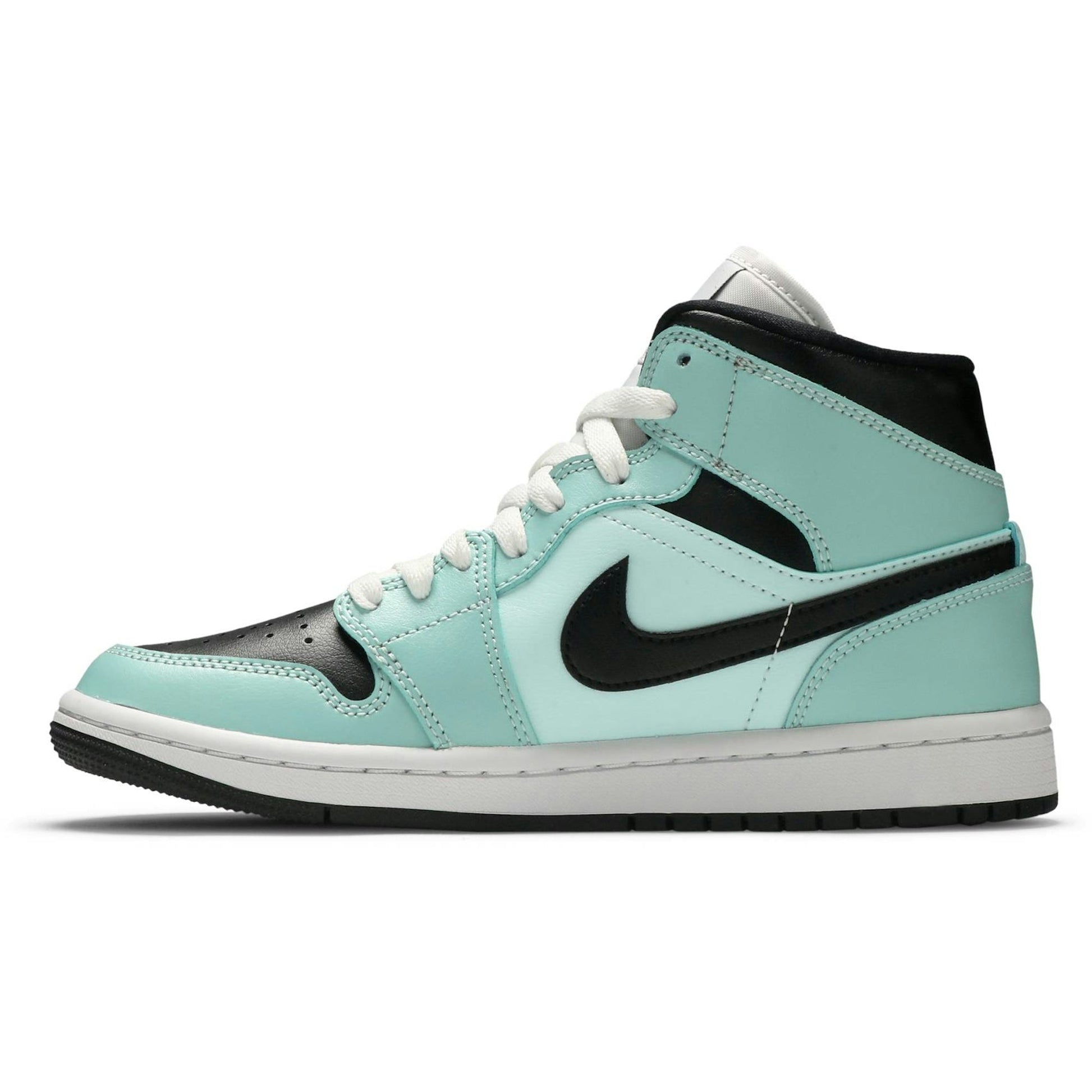 ( Women ) Air Jordan 1 Mid Aqua Black BQ6472-300